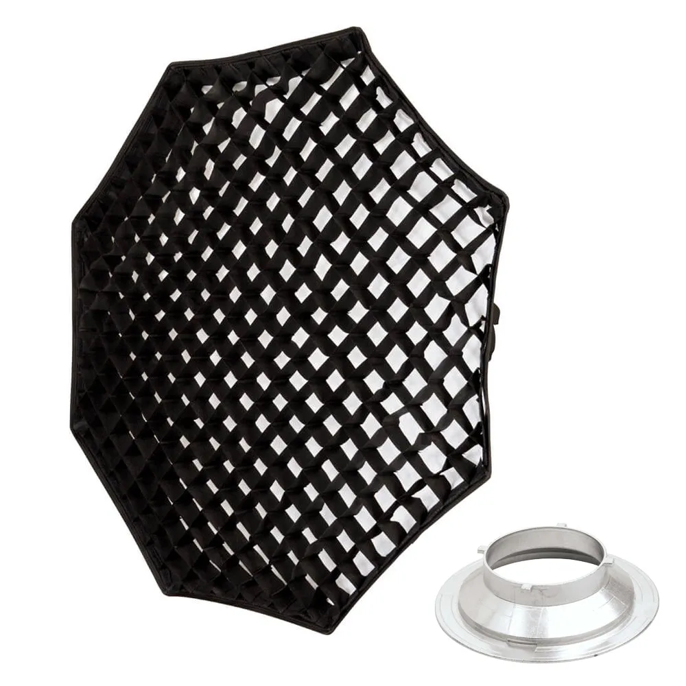 120cm (4') Standard Octagonal Softbox with 5cm Grid