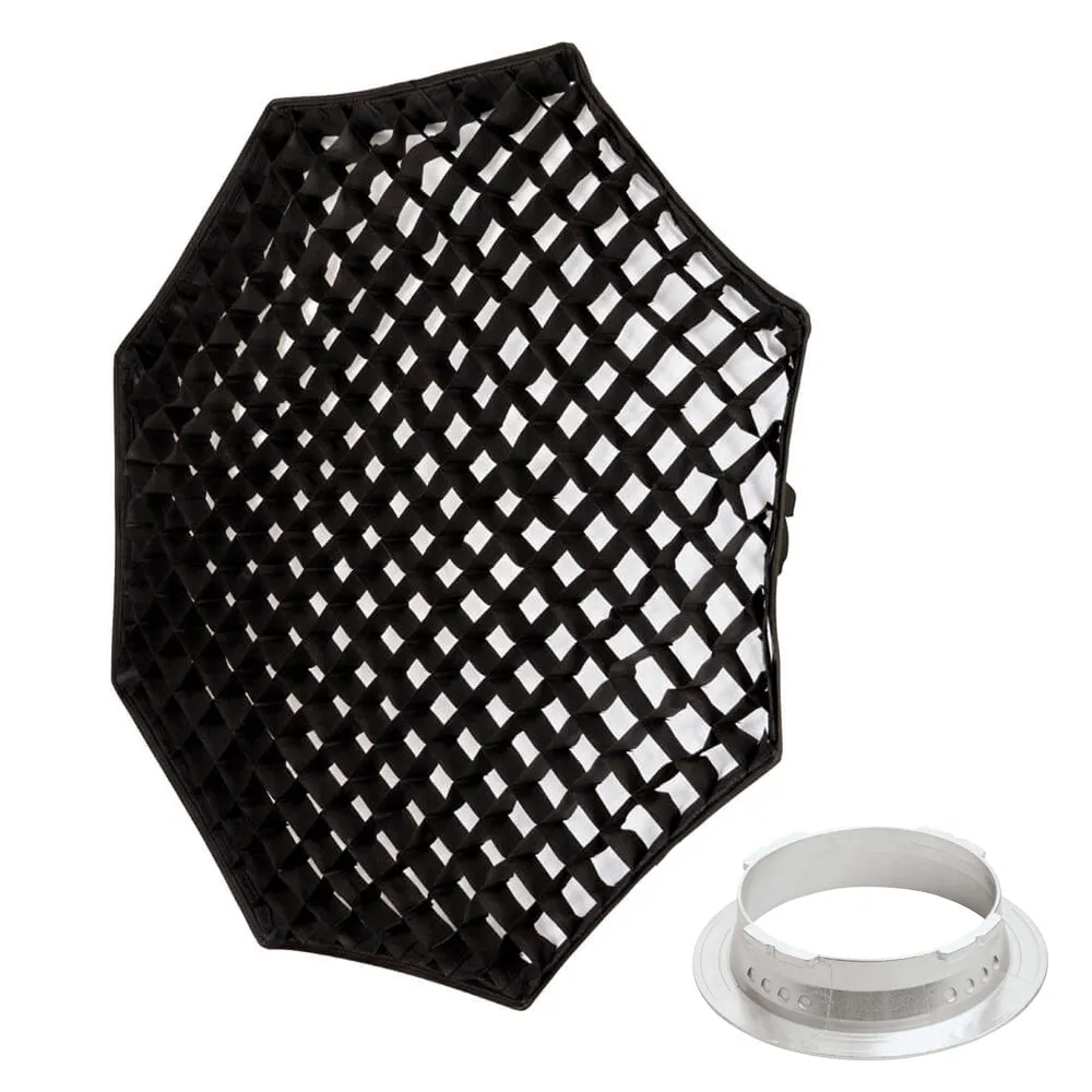 120cm (4') Standard Octagonal Softbox with 5cm Grid