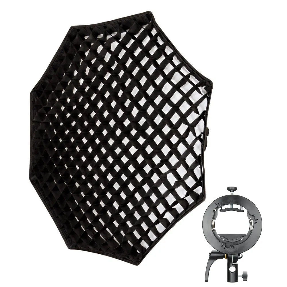 120cm (4') Standard Octagonal Softbox with 5cm Grid