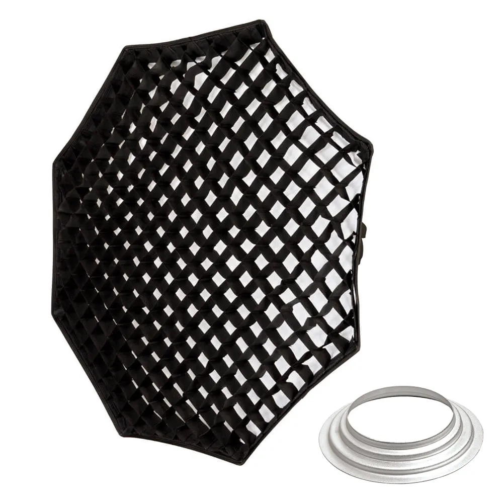 120cm (4') Standard Octagonal Softbox with 5cm Grid