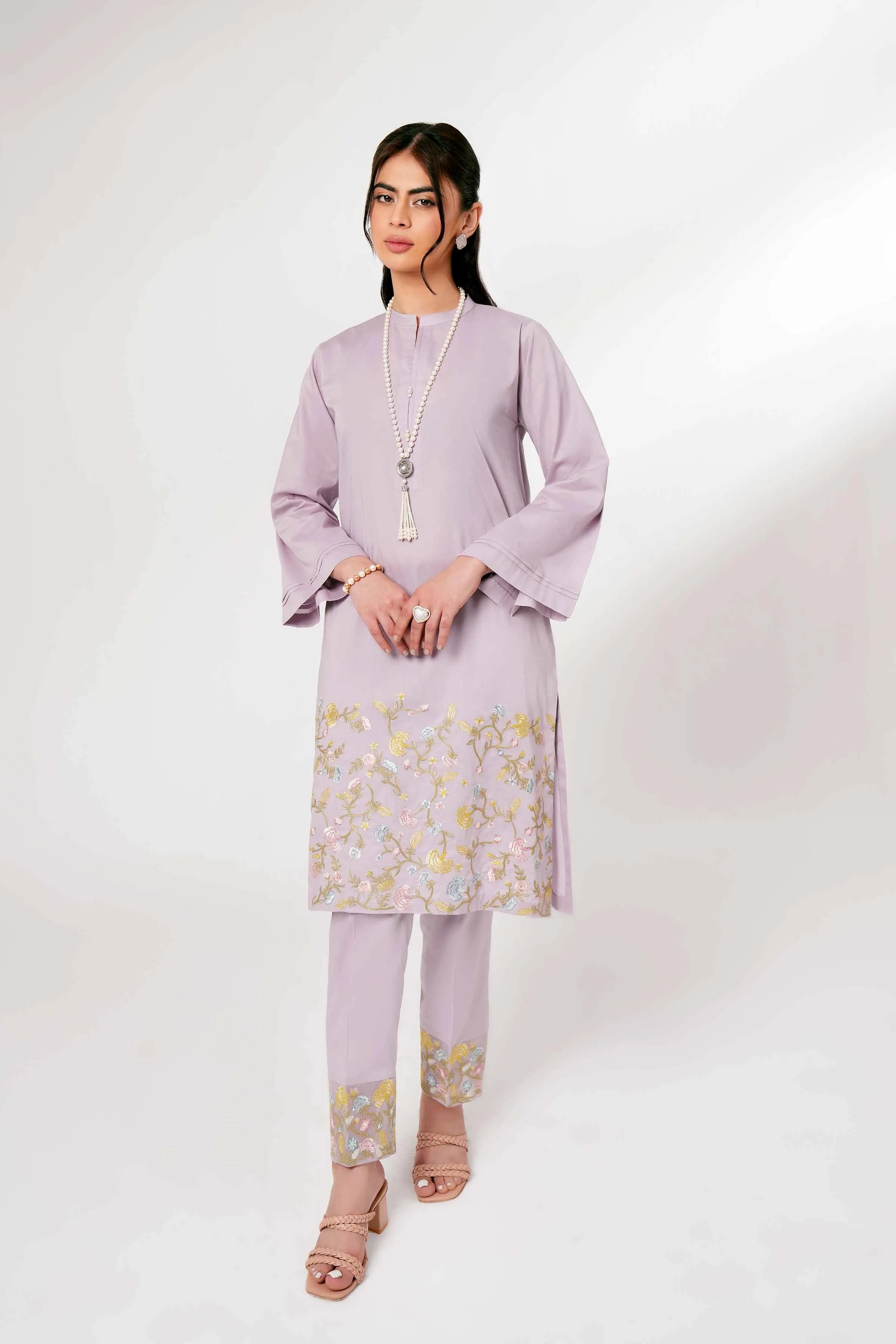 2 Piece - Embroidered Suit  - PE24-13