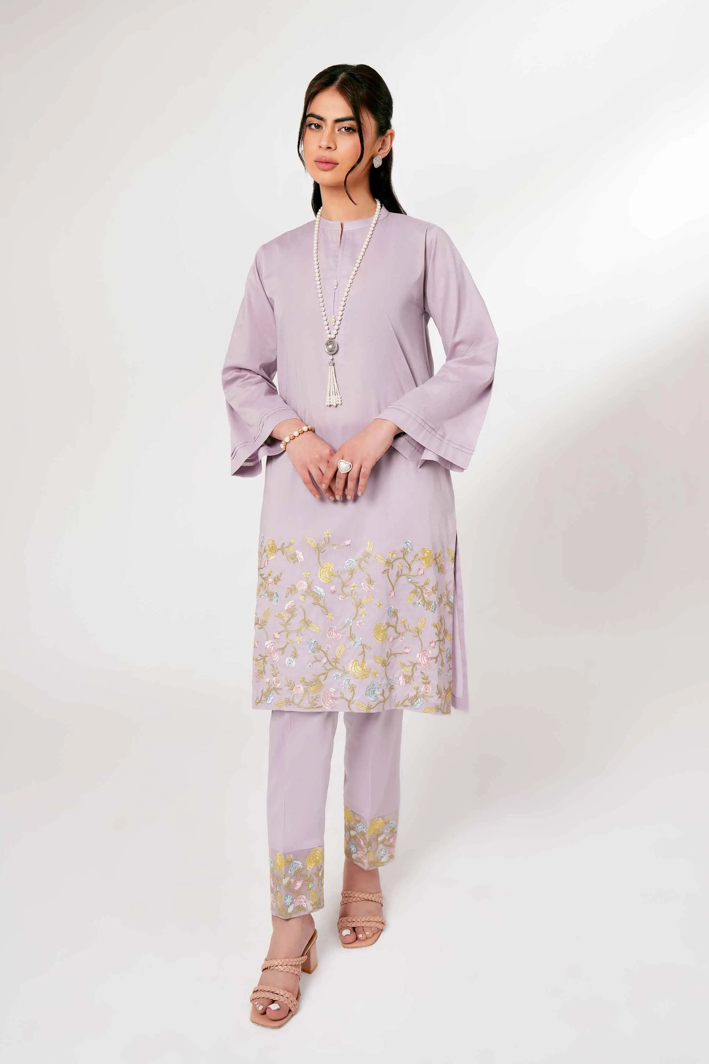 2 Piece - Embroidered Suit  - PE24-13