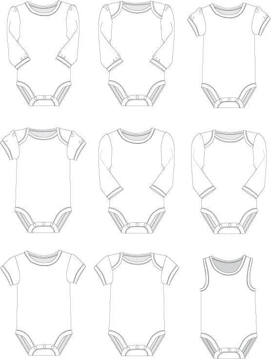 3133 // Bodysuits for babies