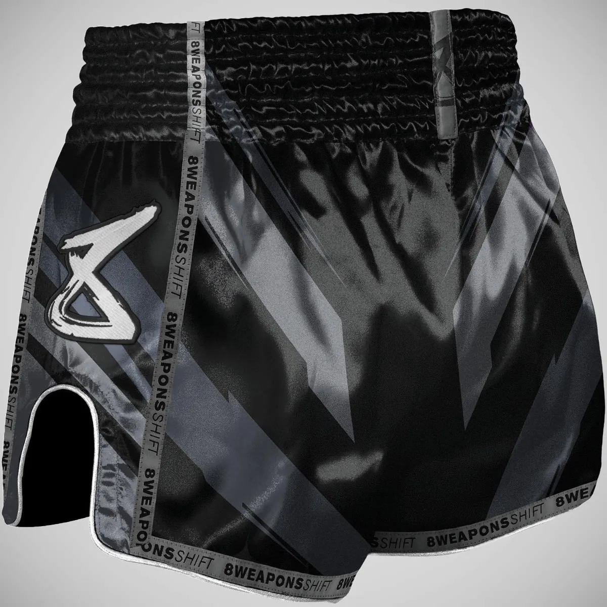 8 Weapons Shift Muay Thai Shorts Black