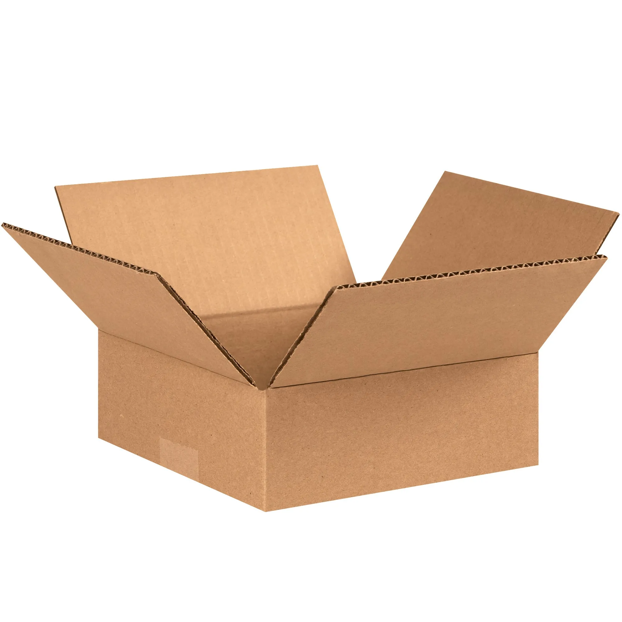 8 x 8 x 3 Flat Corrugated Boxes