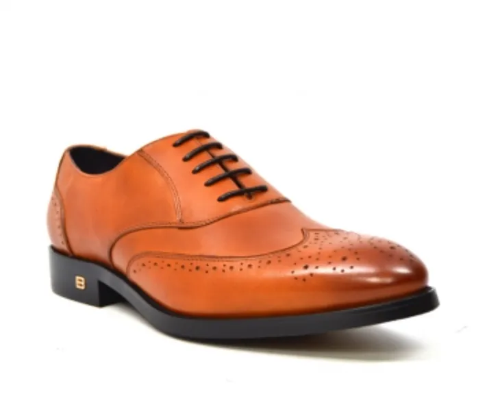 Adam Leather Mens Dress Shoes - British Collection with Oxford Leather Upper and Cushion Sole