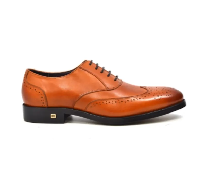 Adam Leather Mens Dress Shoes - British Collection with Oxford Leather Upper and Cushion Sole