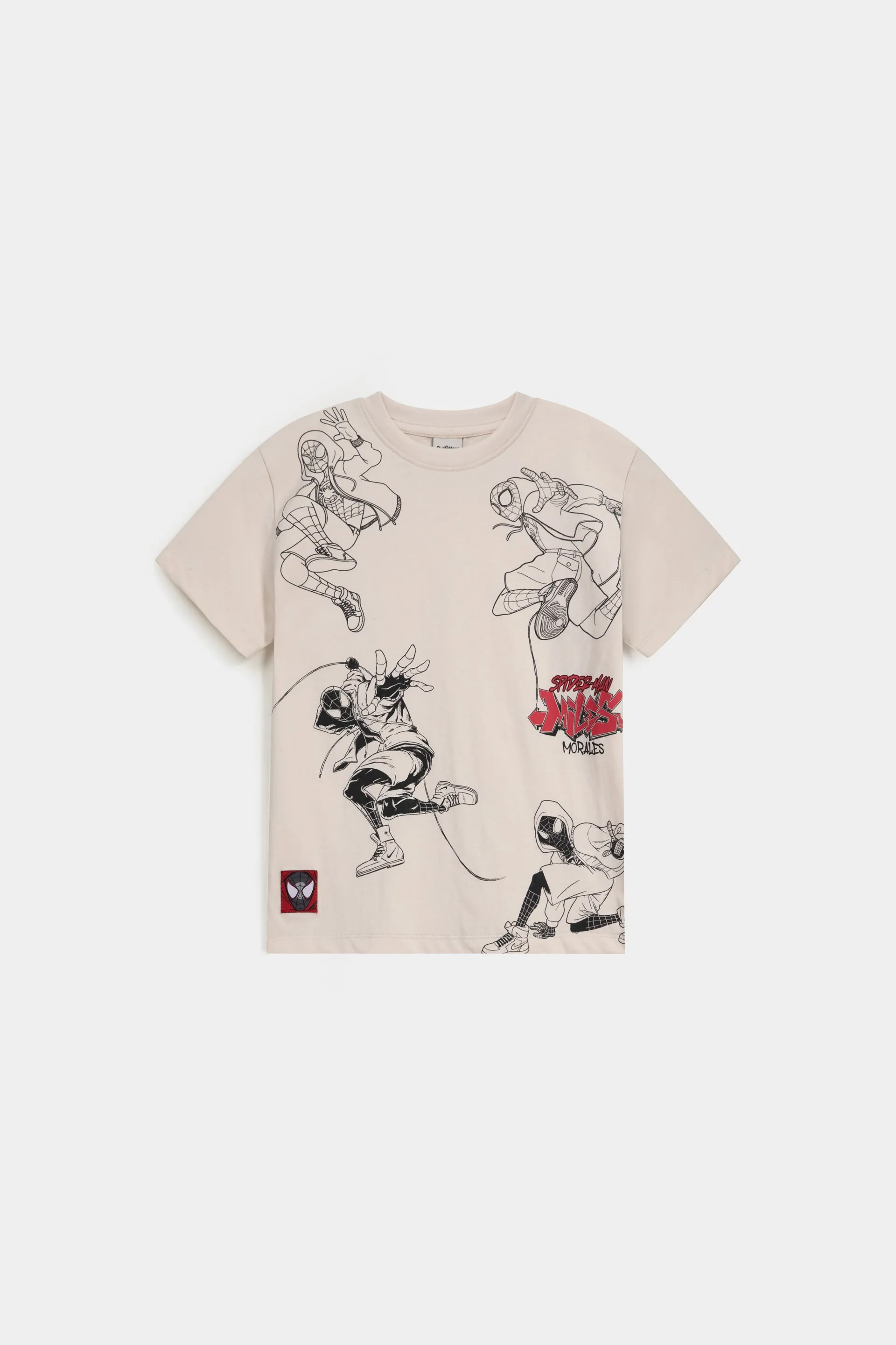 All Over Character Print T-Shirt