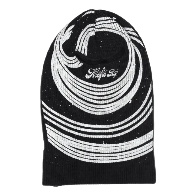 Allover Print Balaclava Black