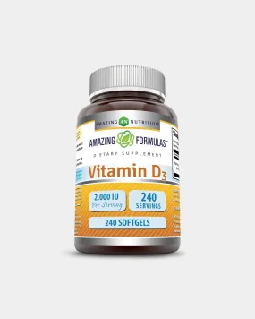 Amazing Nutrition Amazing Formulas Vitamin D3 2000 IU