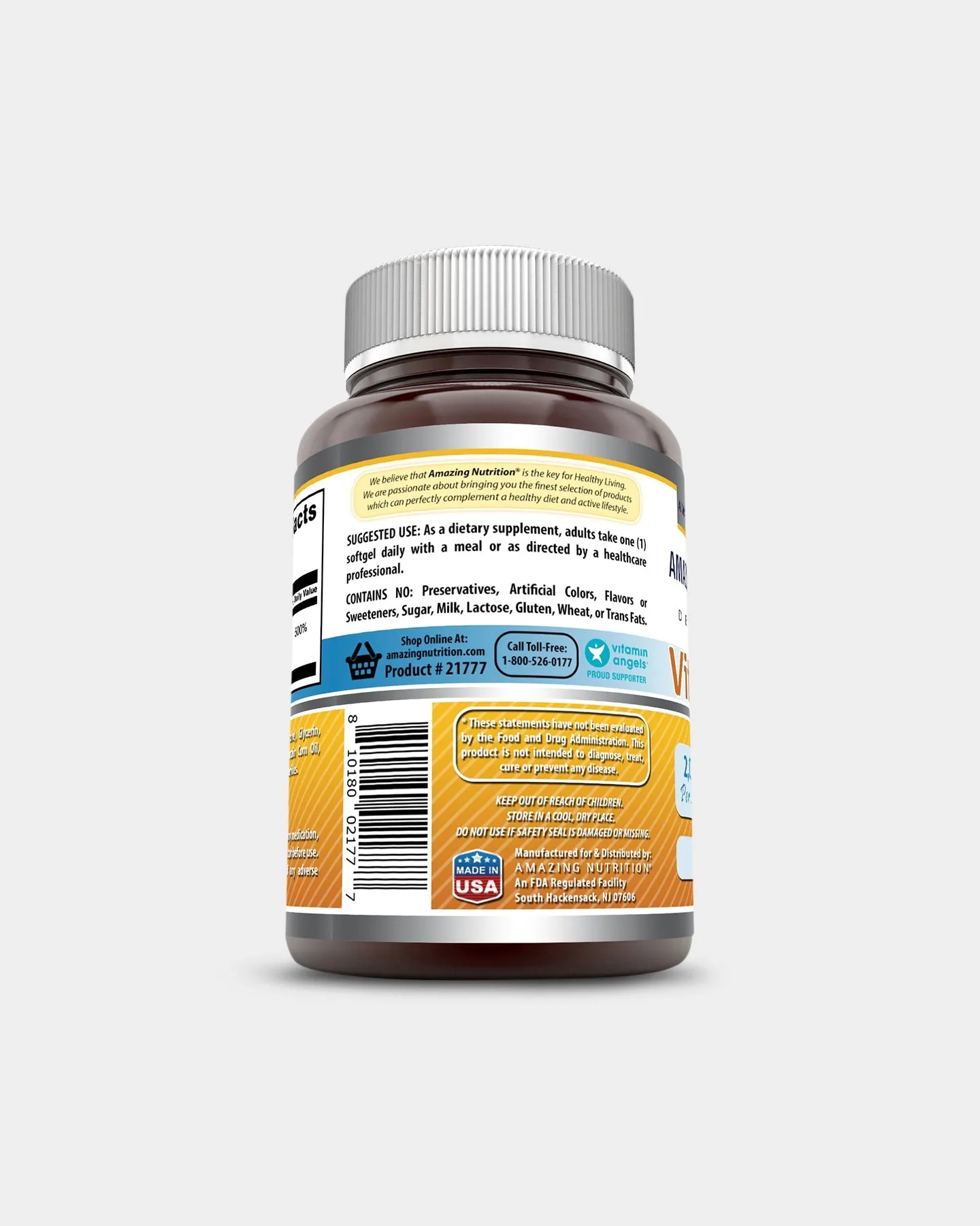 Amazing Nutrition Amazing Formulas Vitamin D3 2000 IU