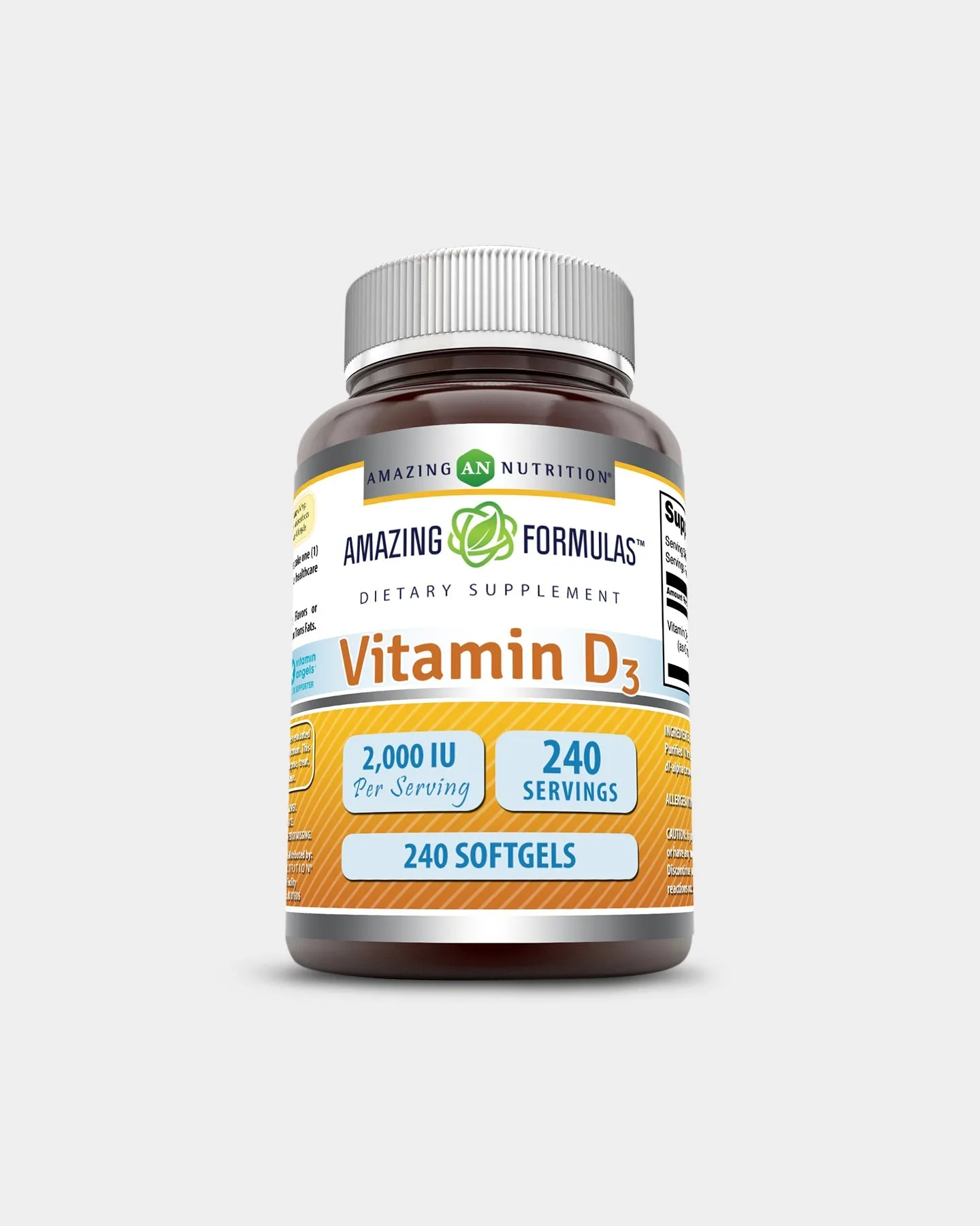 Amazing Nutrition Amazing Formulas Vitamin D3 2000 IU