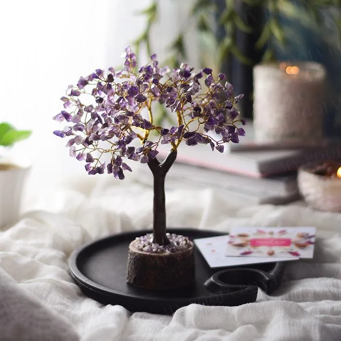 Amethyst Gemstone Money Tree