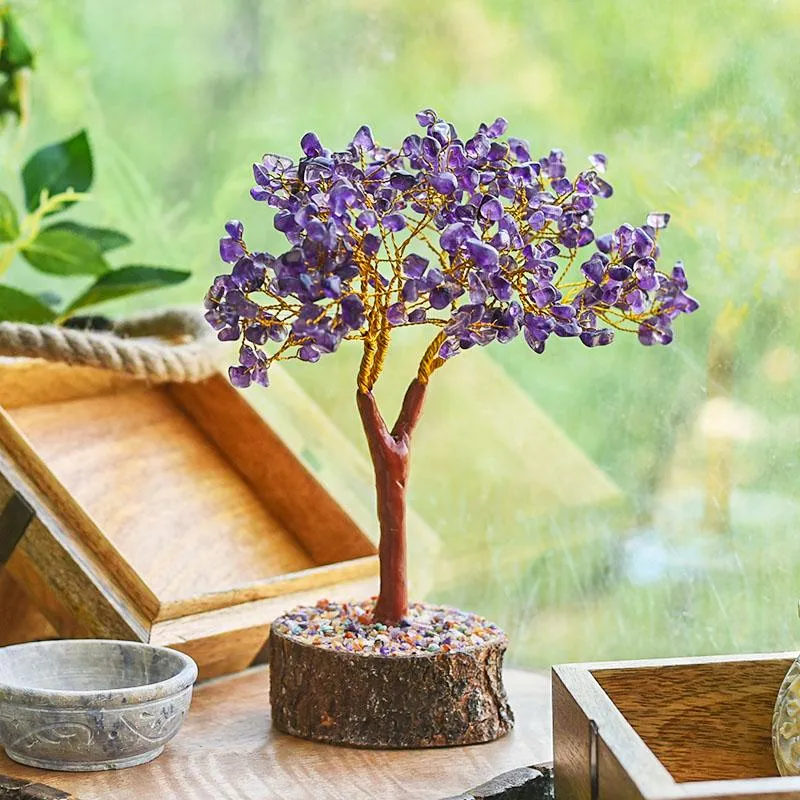 Amethyst Gemstone Money Tree