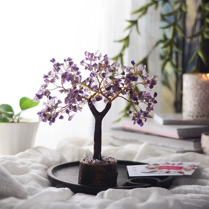 Amethyst Gemstone Money Tree