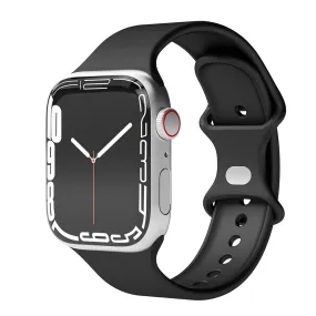 Apple Watch (38/40/SE/41MM) Vonmählen Classic Band Silikone Rem - Sort