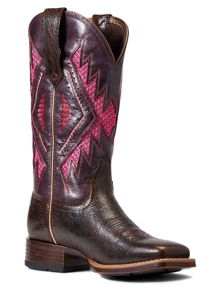 Ariat 10040378 Womens Sienna VentTek 360 Western Boot Chocolate Chip