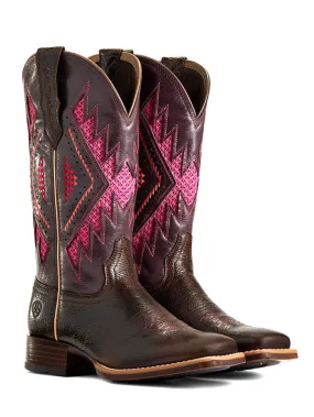 Ariat 10040378 Womens Sienna VentTek 360 Western Boot Chocolate Chip