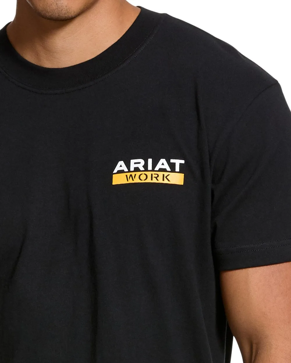 Ariat Mens Rebar Cotton Strong Roughneck Graphic T-Shirt