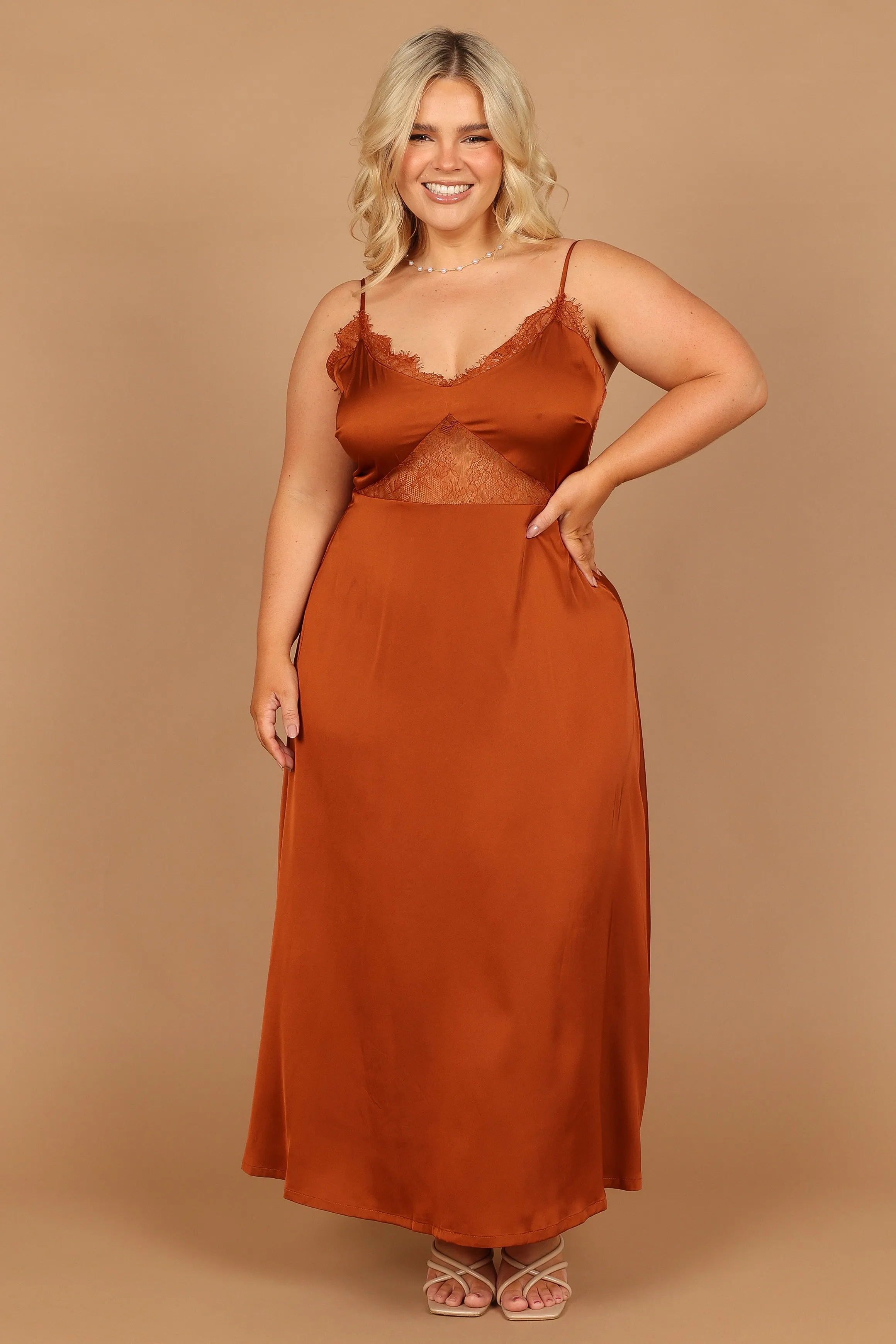 Ariel Dress - Rust