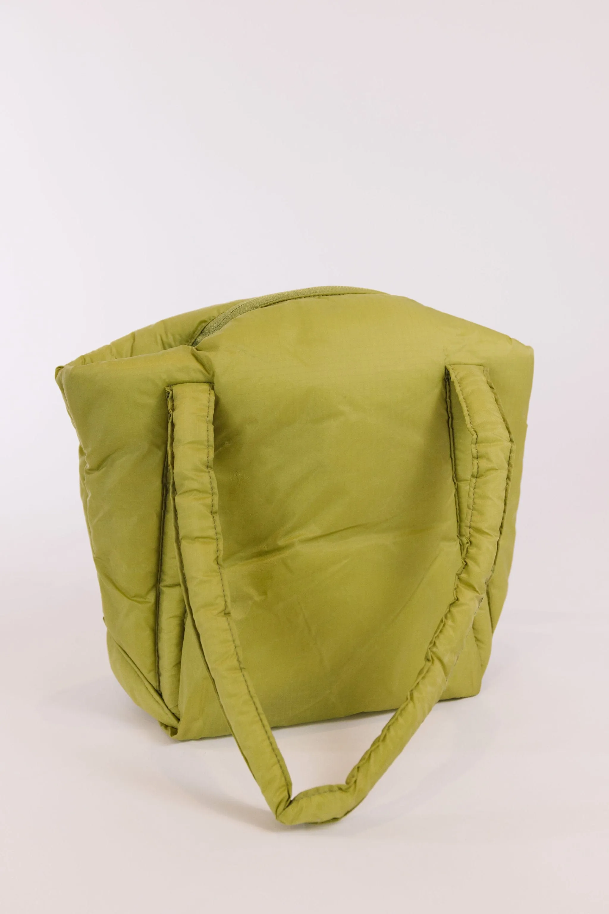 Baggu Puffy Mini Tote in Pistachio