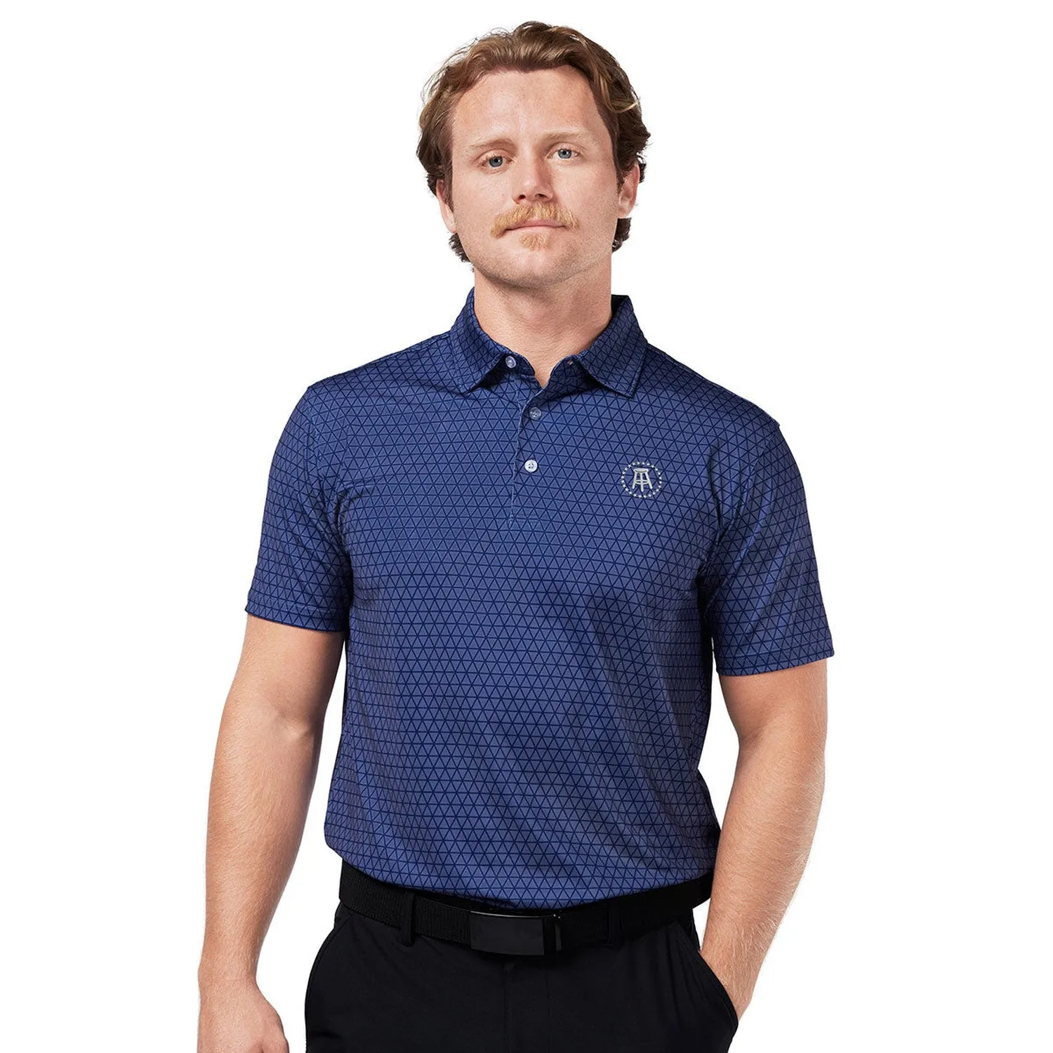 Barstool Sports Geometric Printed Polo