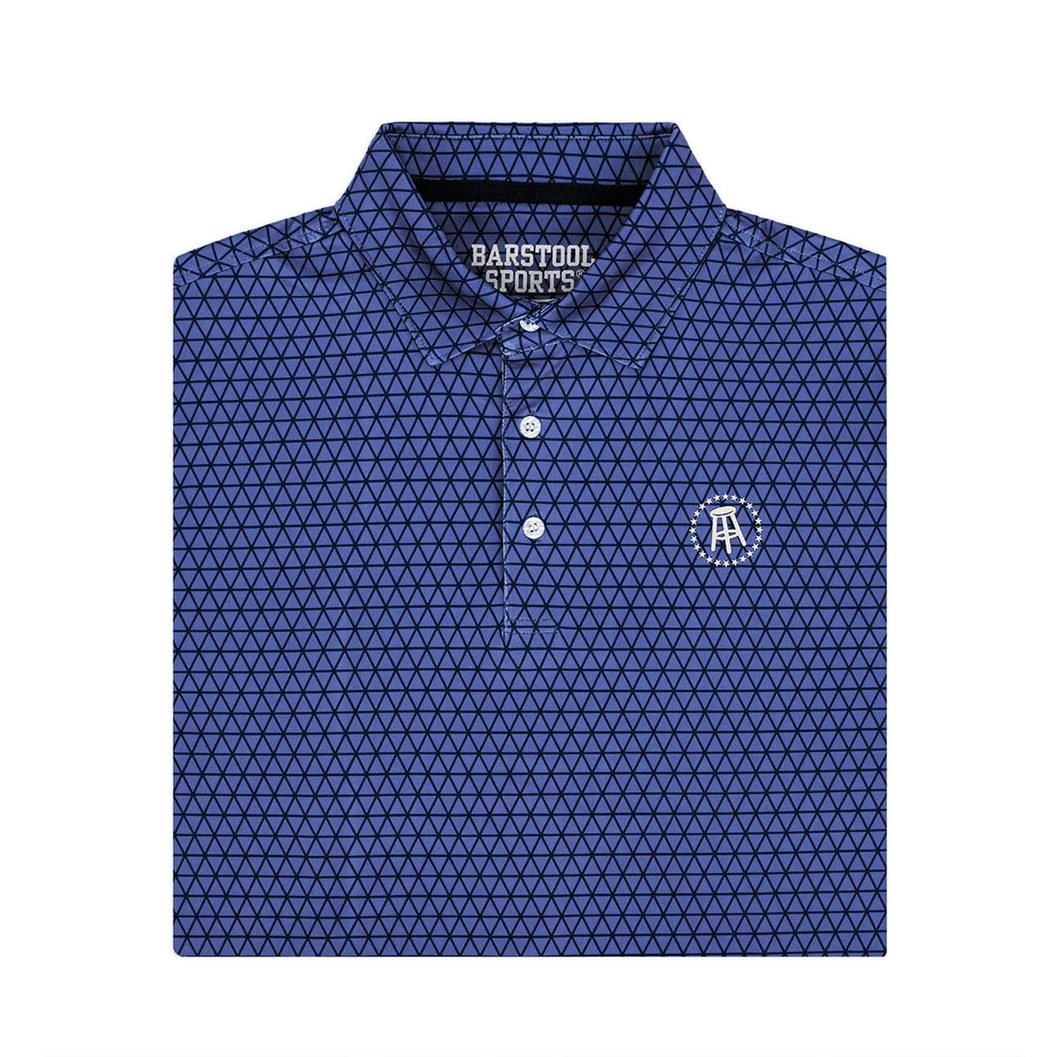 Barstool Sports Geometric Printed Polo