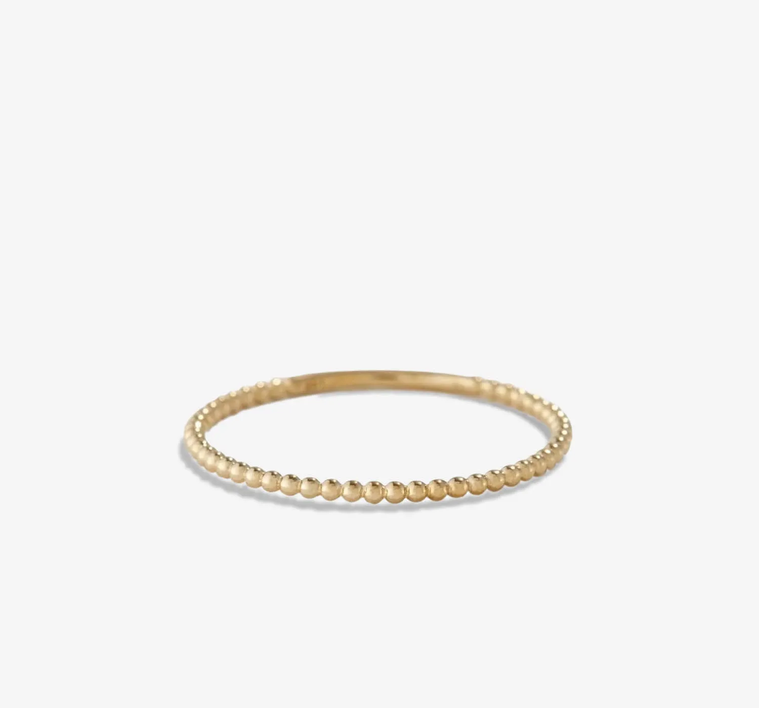 Bead Ring | Gold