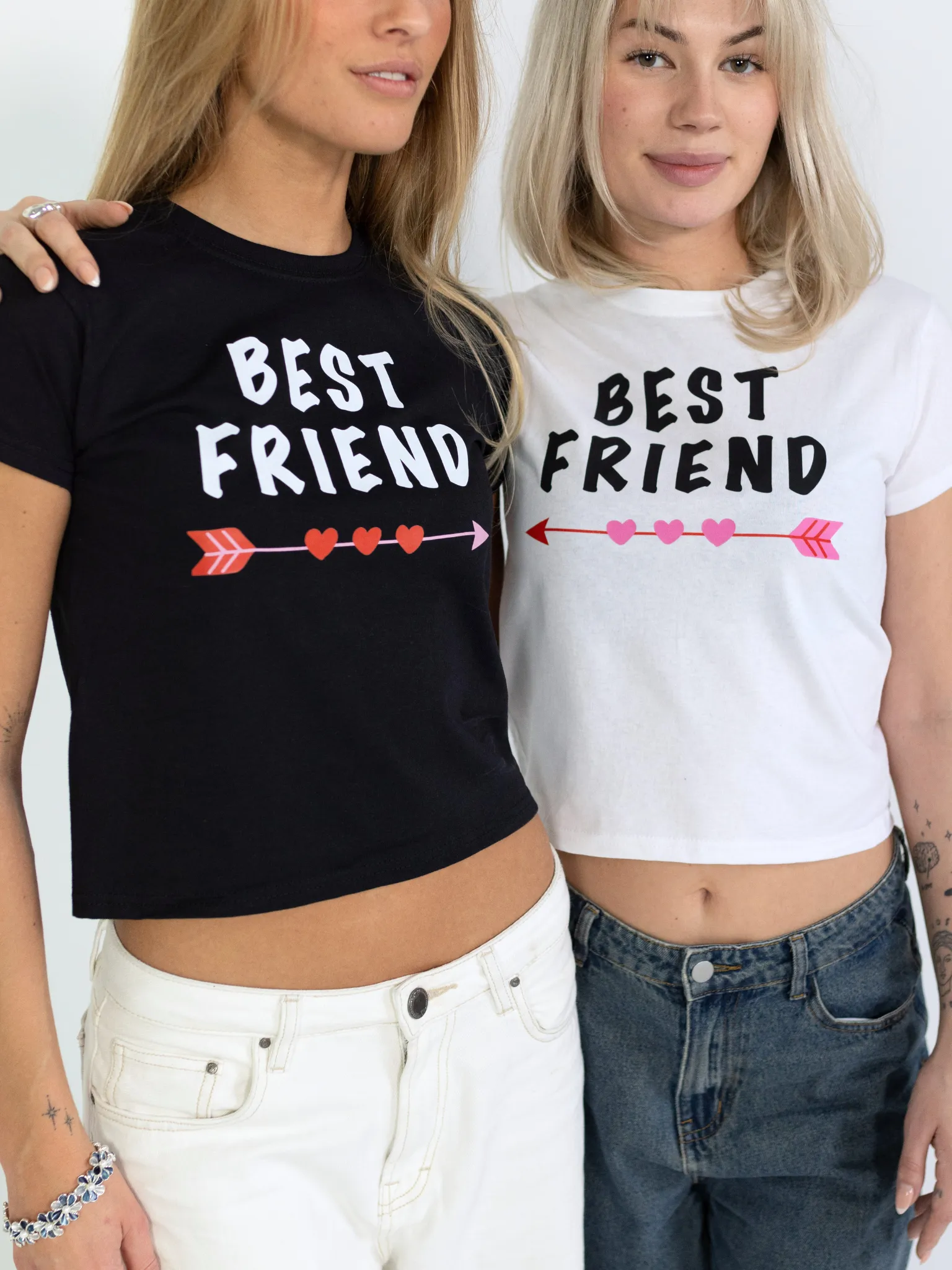 BEST FRIEND, BABY TEE - SORT