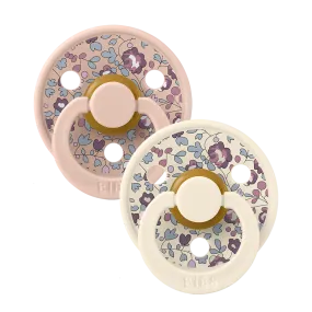 Bibs x Liberty Colour Natural Latex Pacifier 2 pack | Blush Mix