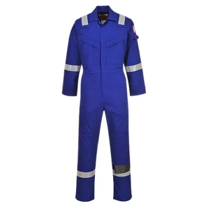 Bizflame Flame Retardant Anti static Hi Viz Boiler Suit/Coverall FRAS- FR50