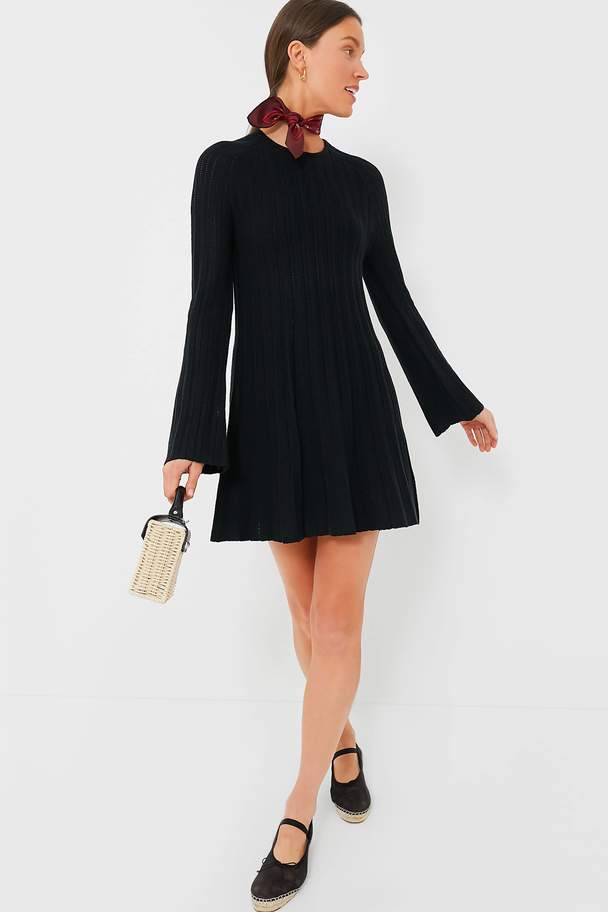 Black Adi Knit Dress