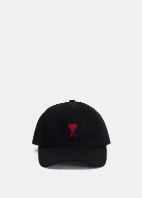 Black Ami de Coeur Cotton Cap