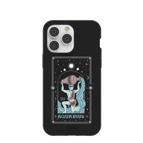 Black Aquarius iPhone 14 Pro Max Case with MagSafe Module