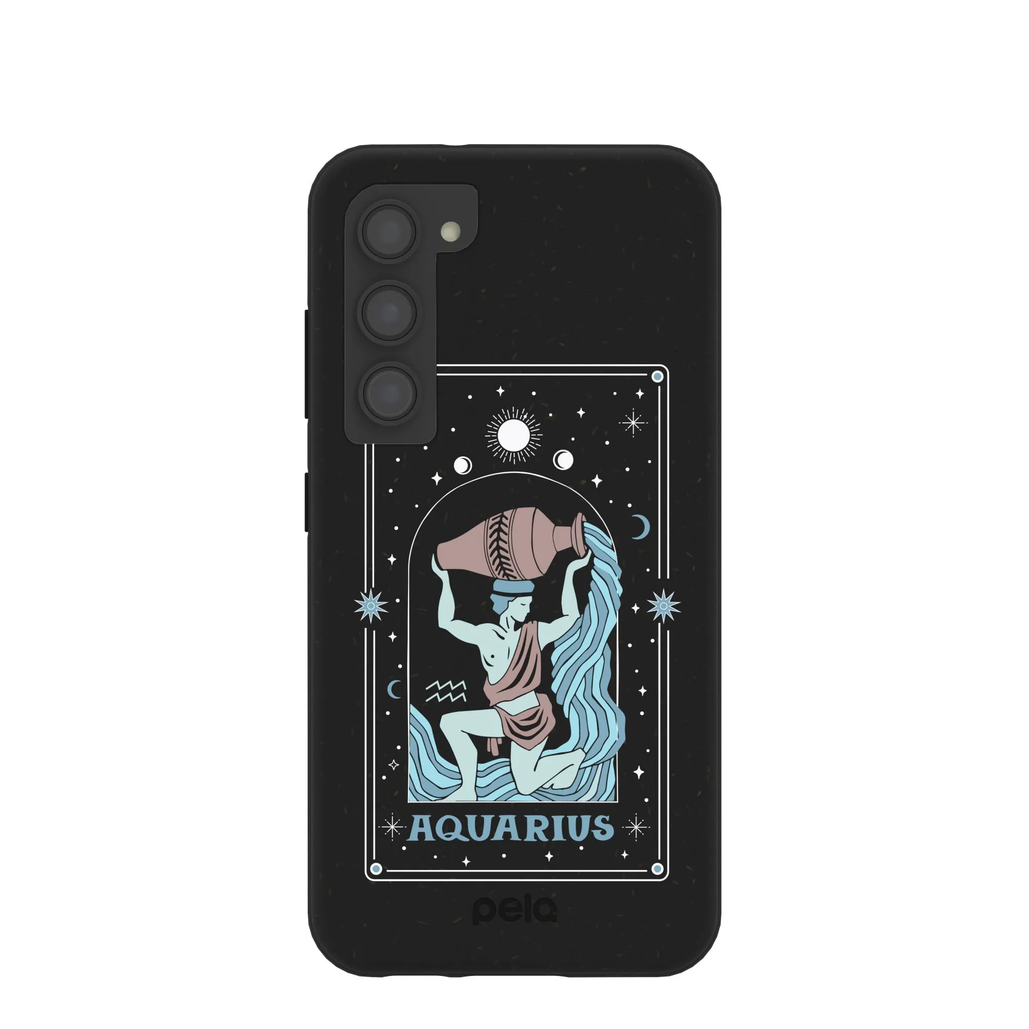 Black Aquarius Samsung Galaxy S23 Case