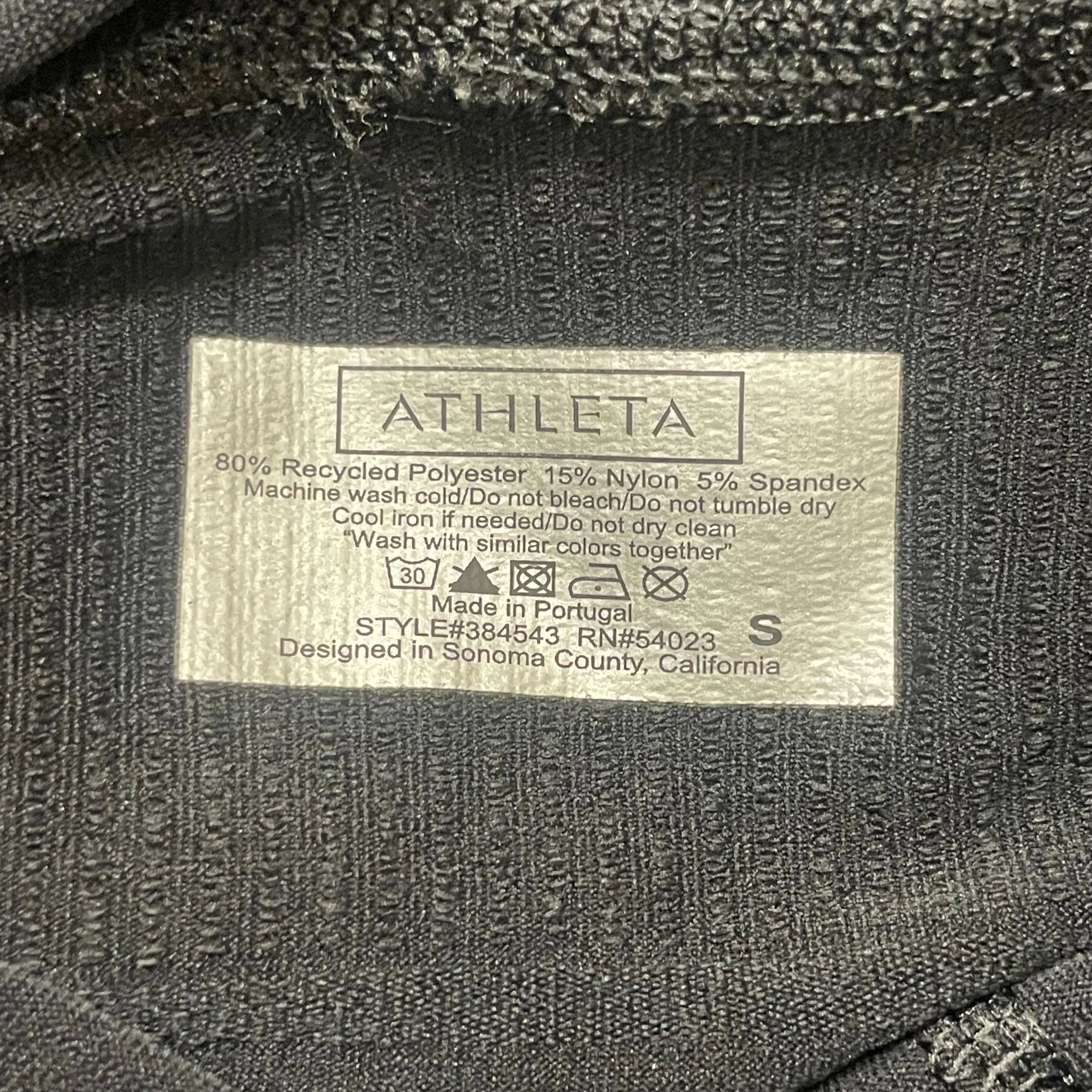 Black Athletic Sweatshirt Hoodie By Athleta, Size: S