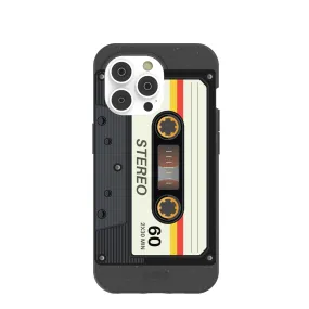 Black Cassette iPhone 14 Pro Case with MagSafe Module