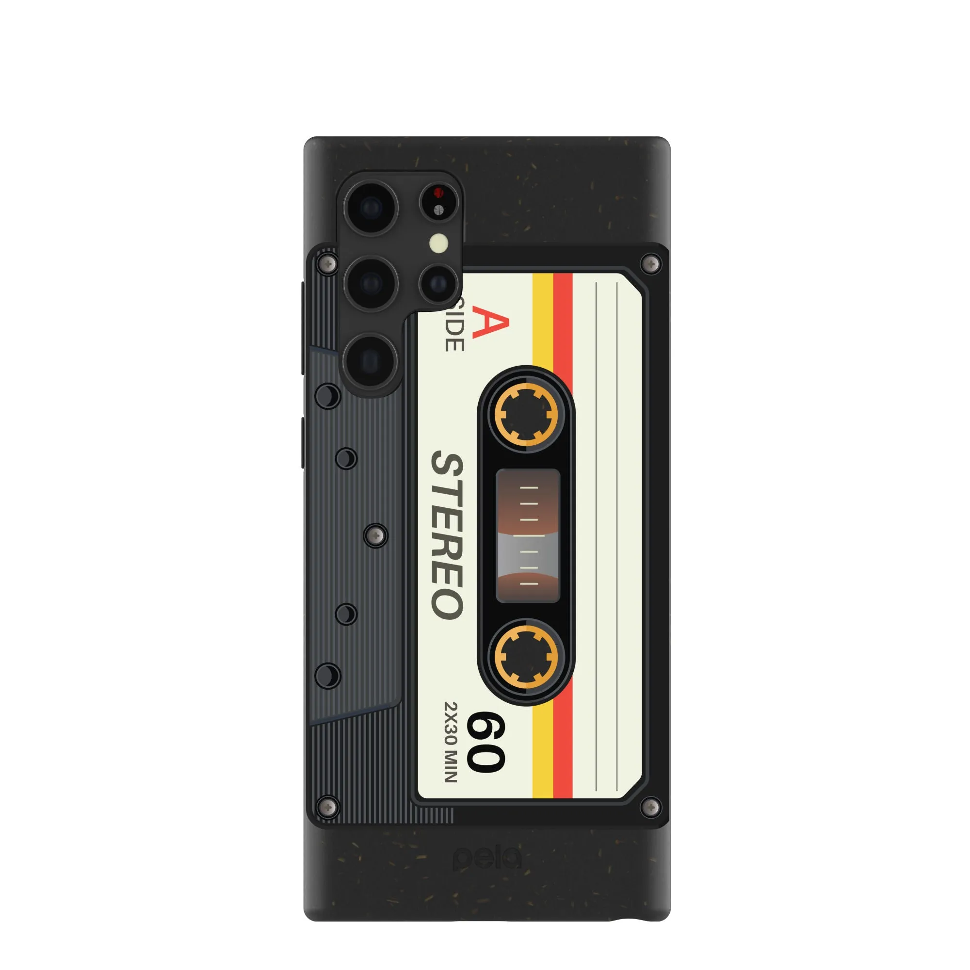 Black Cassette Samsung Galaxy S22 Ultra Case