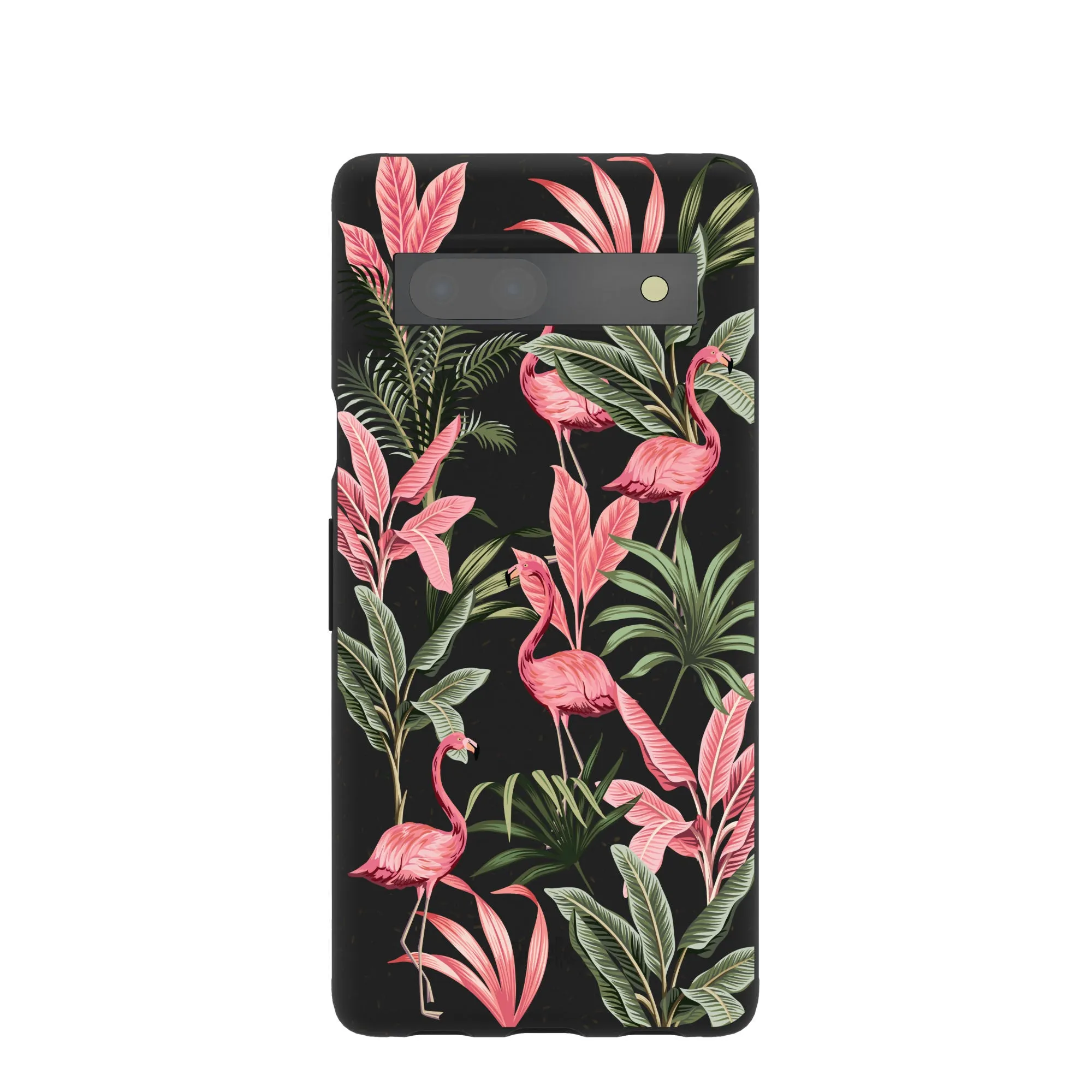 Black Flamingo Party Google Pixel 7a Case