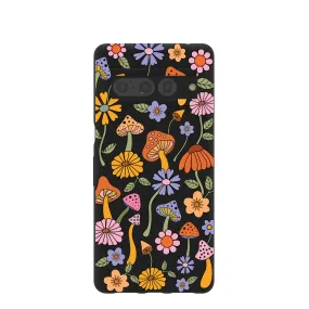 Black Midnight Shrooms Google Pixel 7 Pro Case