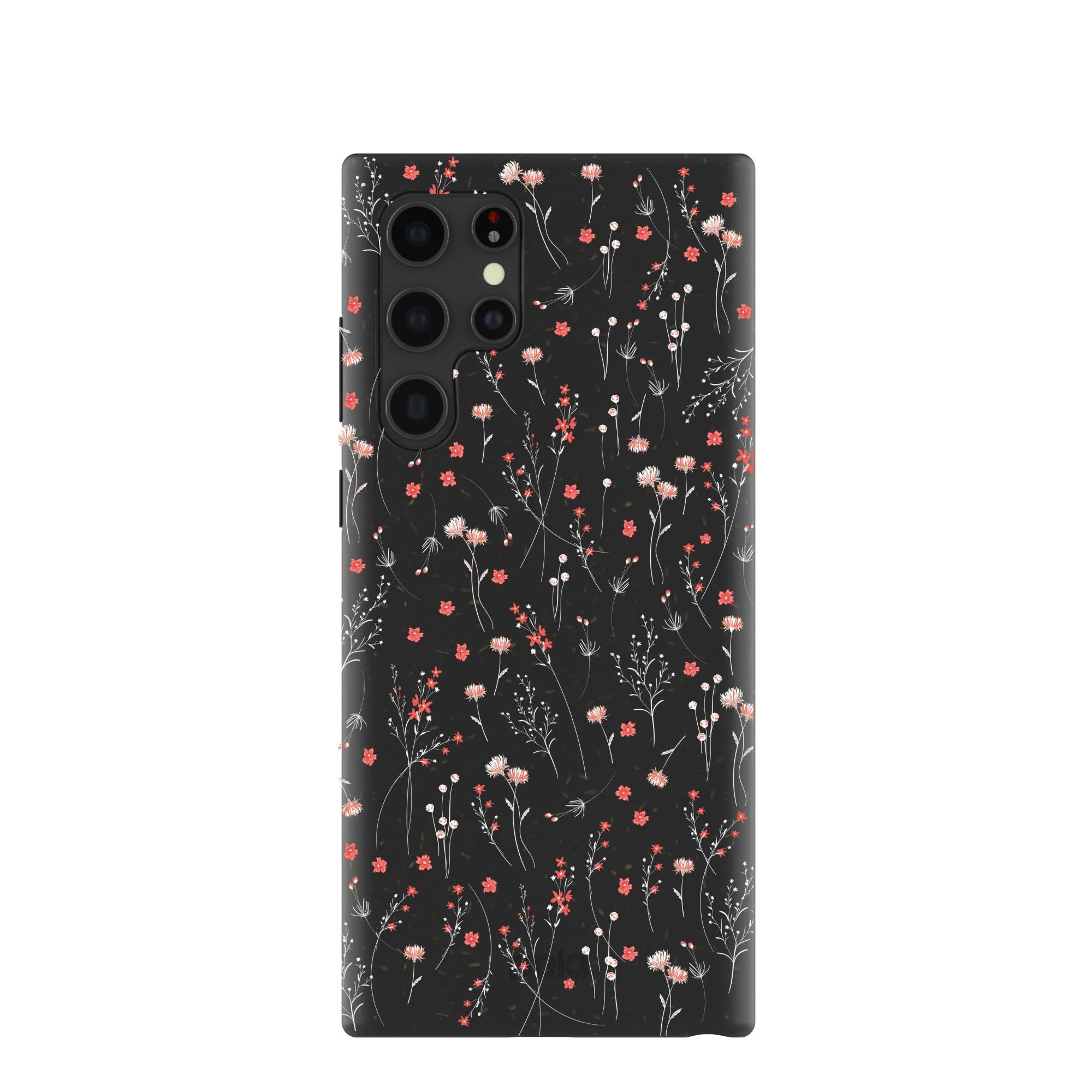 Black Night Garden Samsung Galaxy S22 Ultra Case