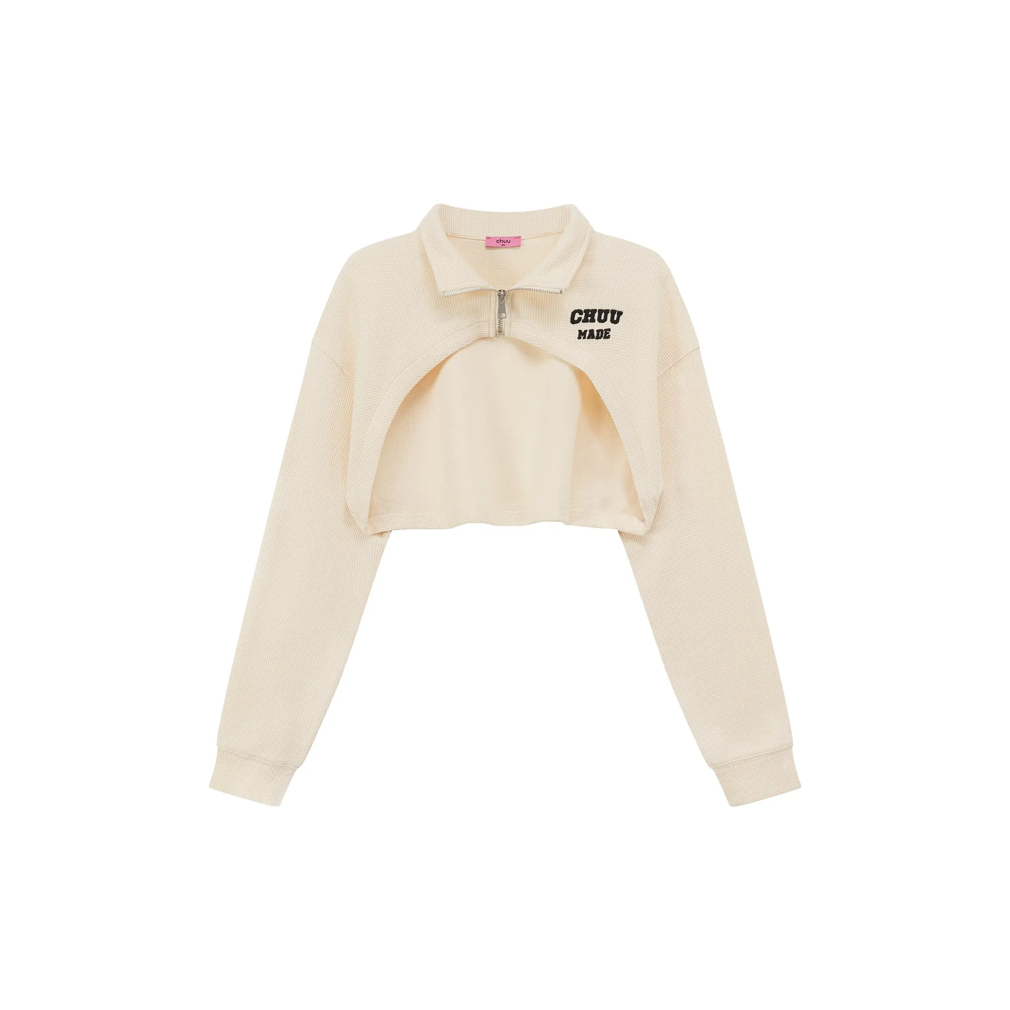 Bolero Sweatshirt Zip-Up