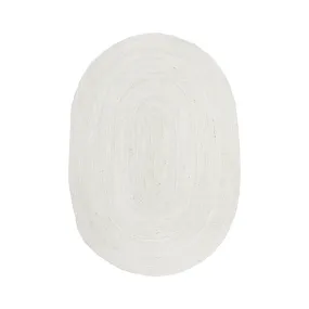 Bondi Oval Rug (White)