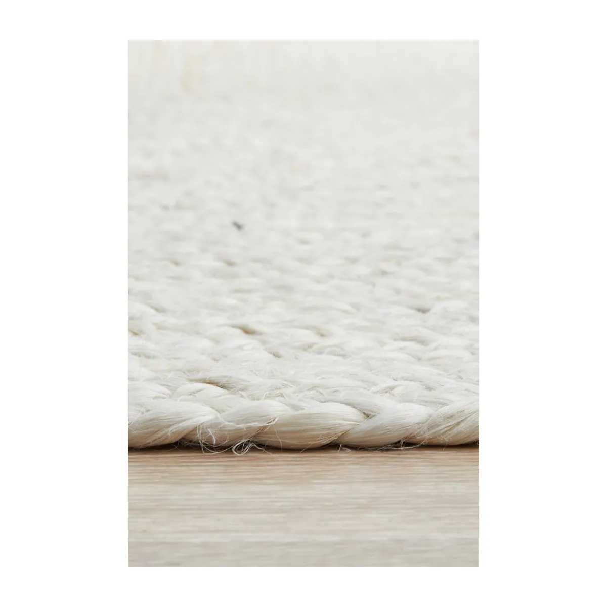 Bondi Oval Rug (White)