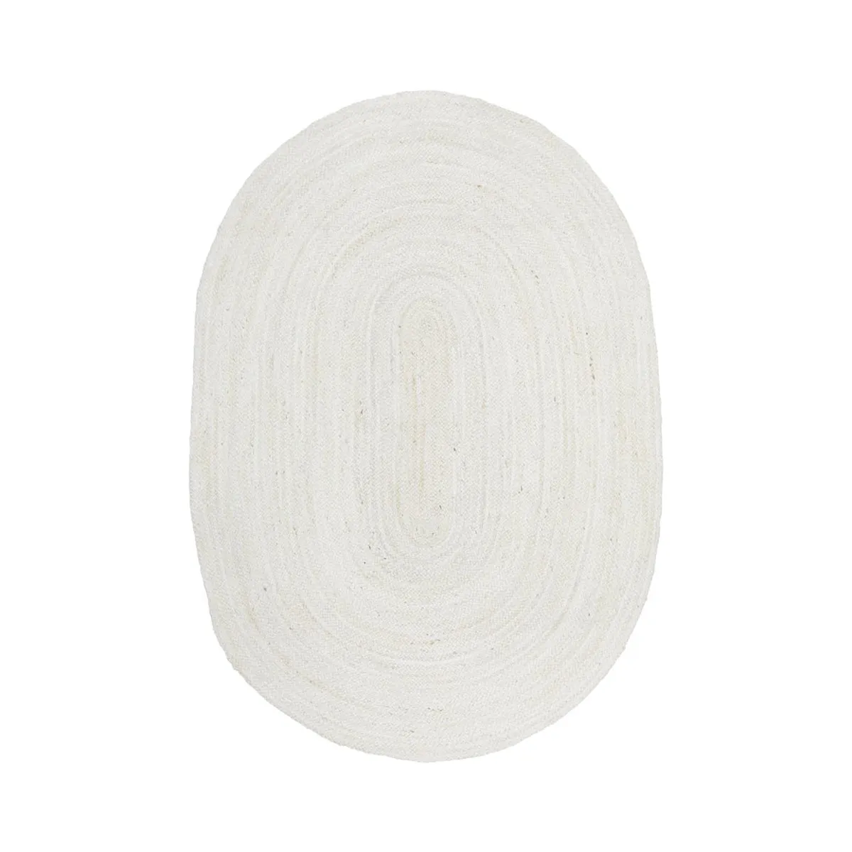 Bondi Oval Rug (White)