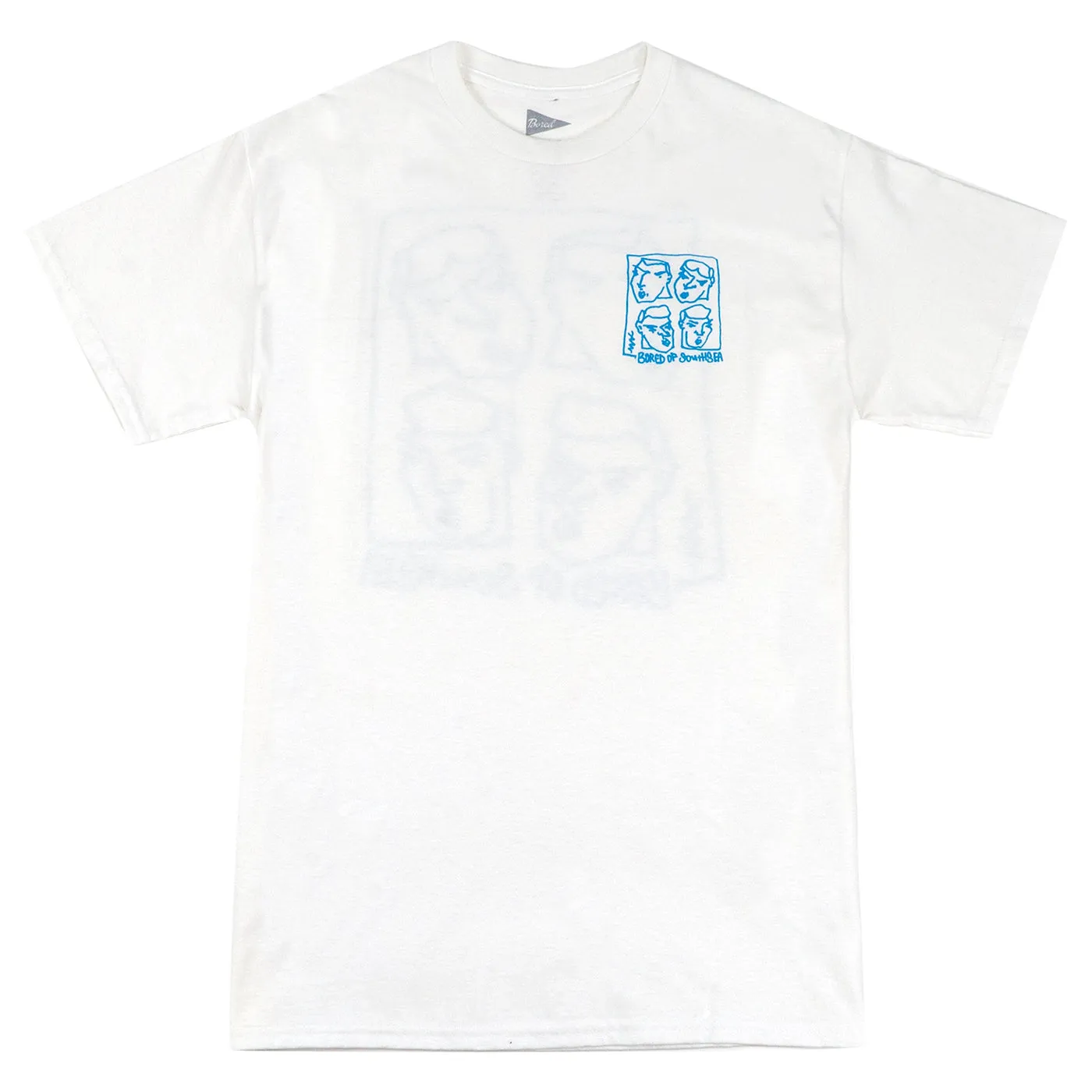 Bored of Southsea Alv T Shirt - White