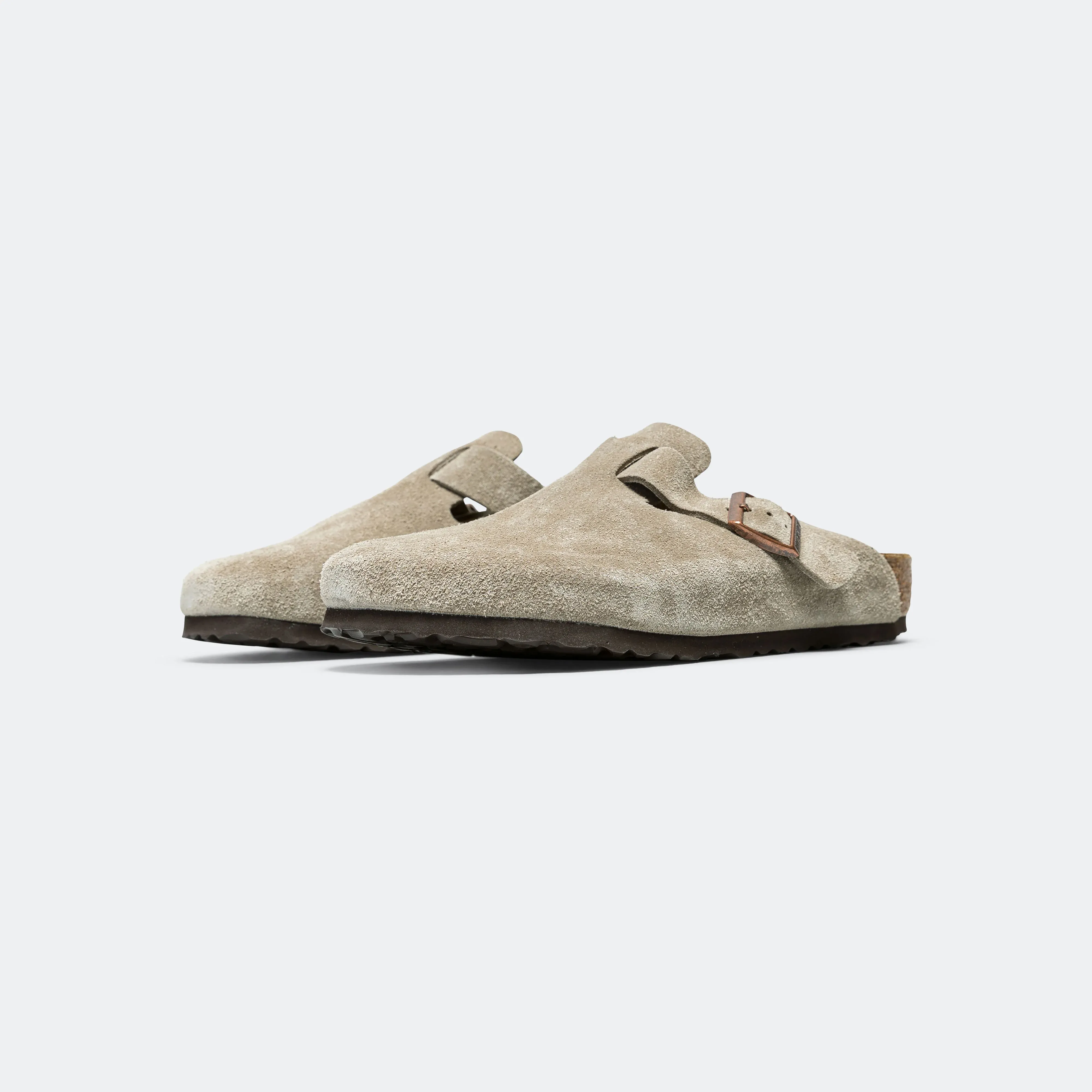 Boston SFB - Taupe Suede Leather