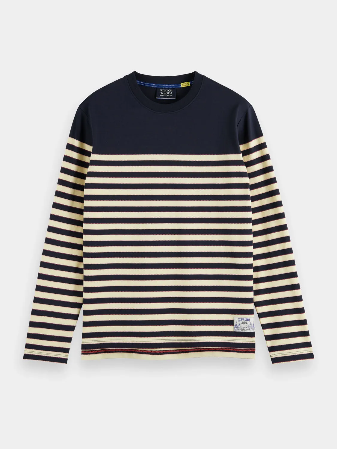 Breton striped long sleeved t-shirt