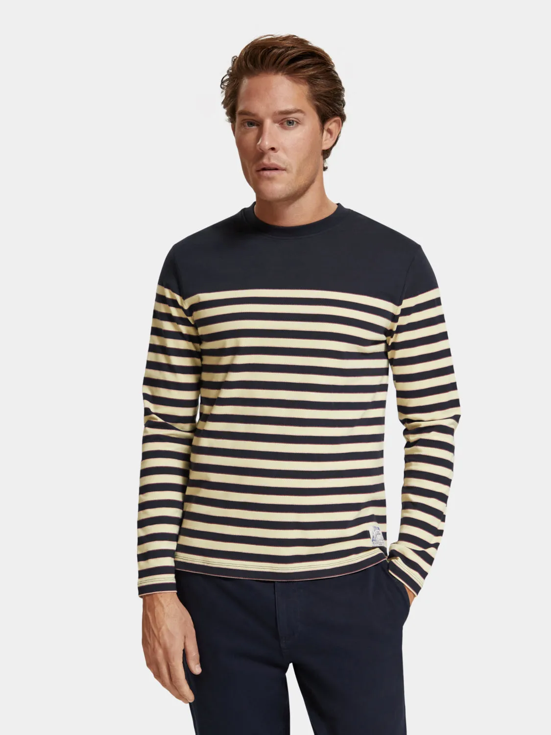 Breton striped long sleeved t-shirt