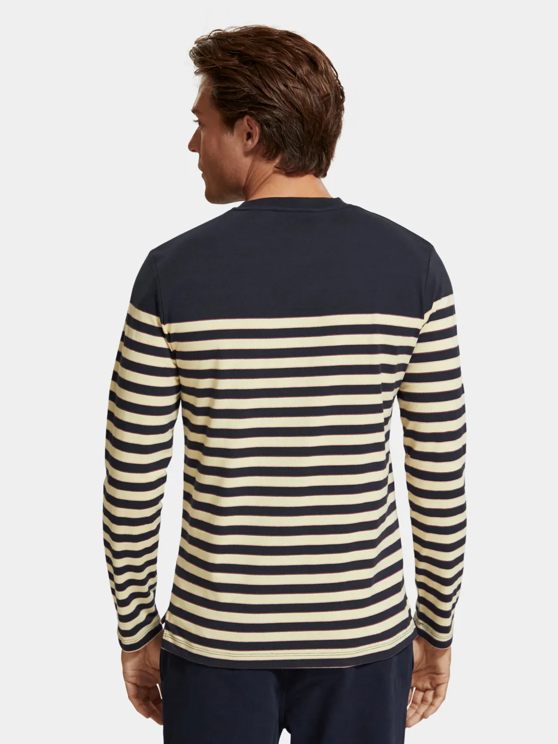 Breton striped long sleeved t-shirt